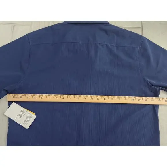 Marmot Mountain Works Aerobra SS Button Up Shirt MEDIUM Quick Dry Camp Fish Hike - Picture 9 of 9